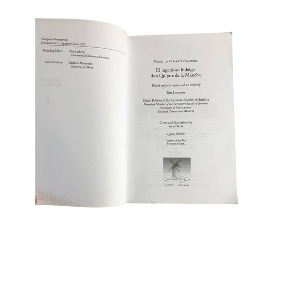 Don Quijote Legacy Spanish Edition Edited Tom Lathrop Illus Jack Davis Paperback - Picture 8 of 15